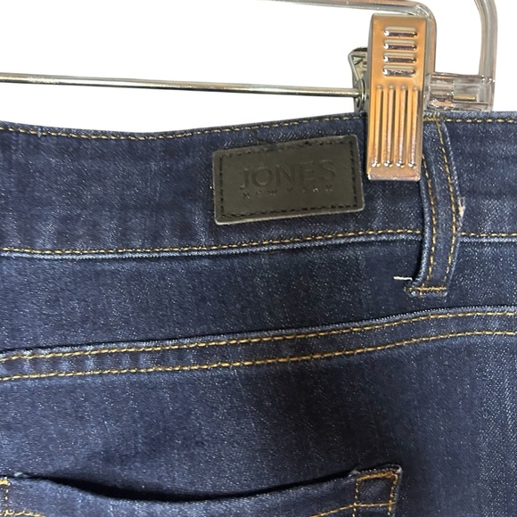 Jones New York jeans Lexington legging dark wash stretch size 10 26 inch inseam - Picture 5 of 12